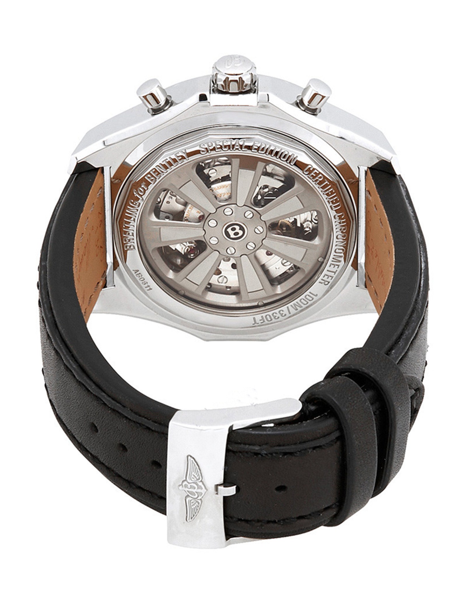 Bentley Black Dial Leather Strap AB061112/BD80