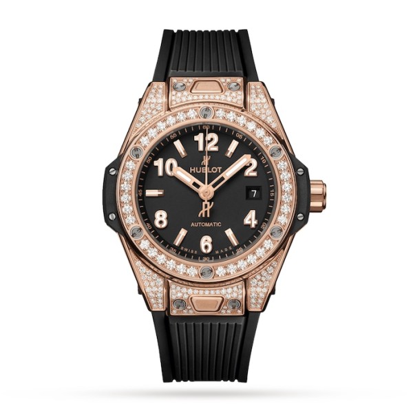 Big Bang Women Automatic Black Rubber Watch 485.OX.1180.RX.1604