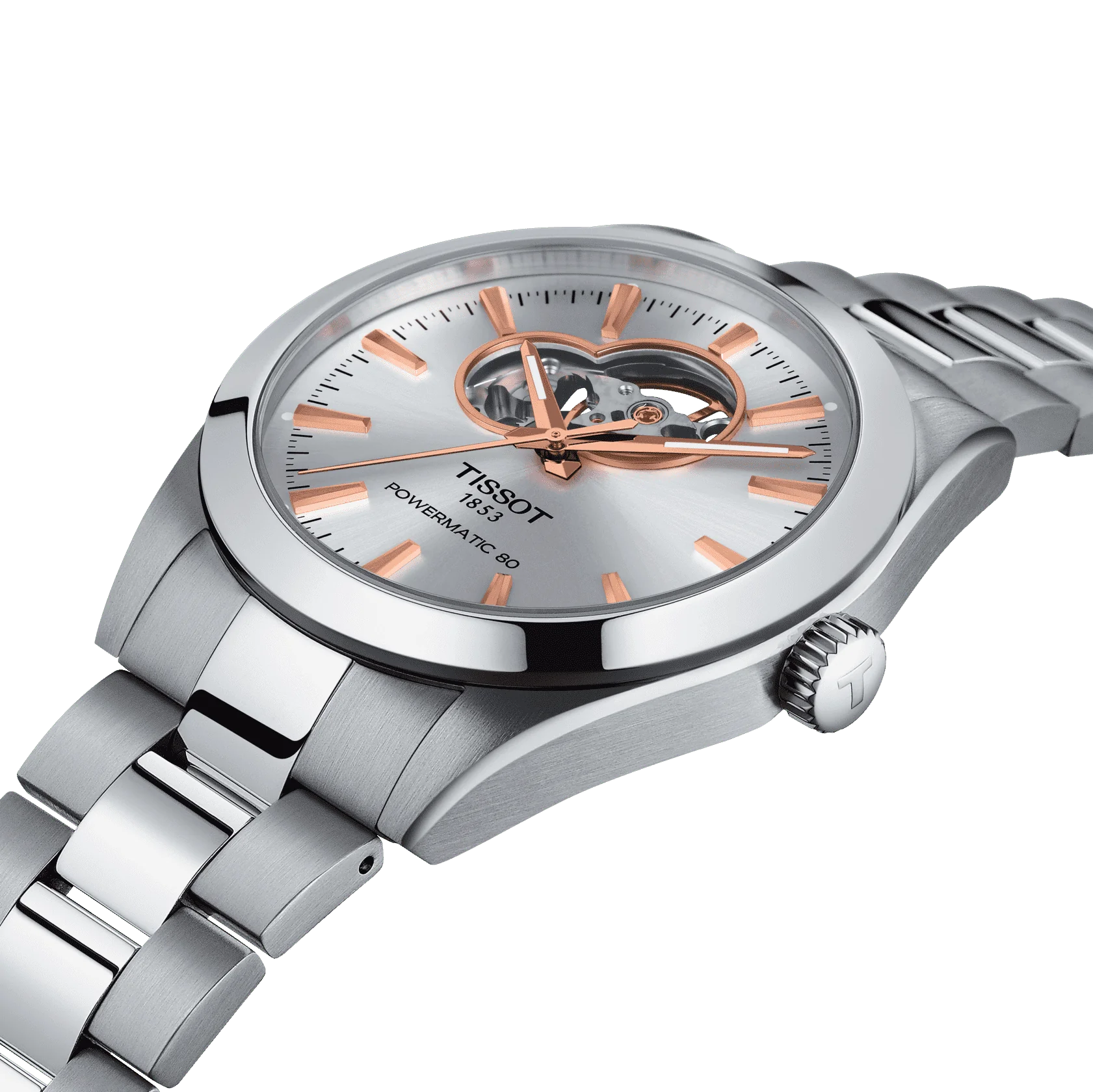 Gentleman Powermatic 80 Open Heart T1274071103101