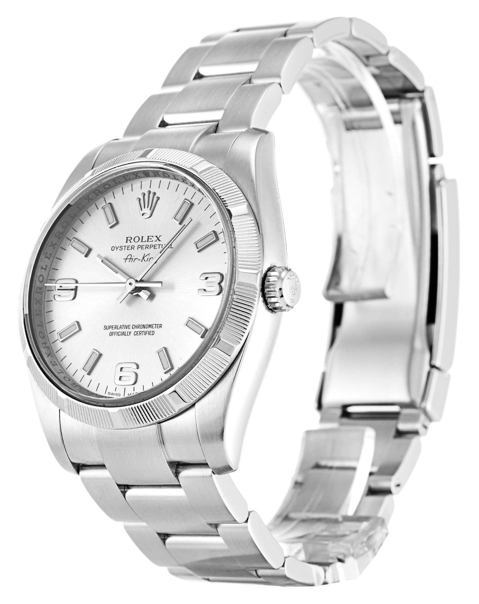Air-King Silver Quarter Arabic 114210