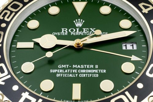 gmt master seriesgold green vintage wall clocks