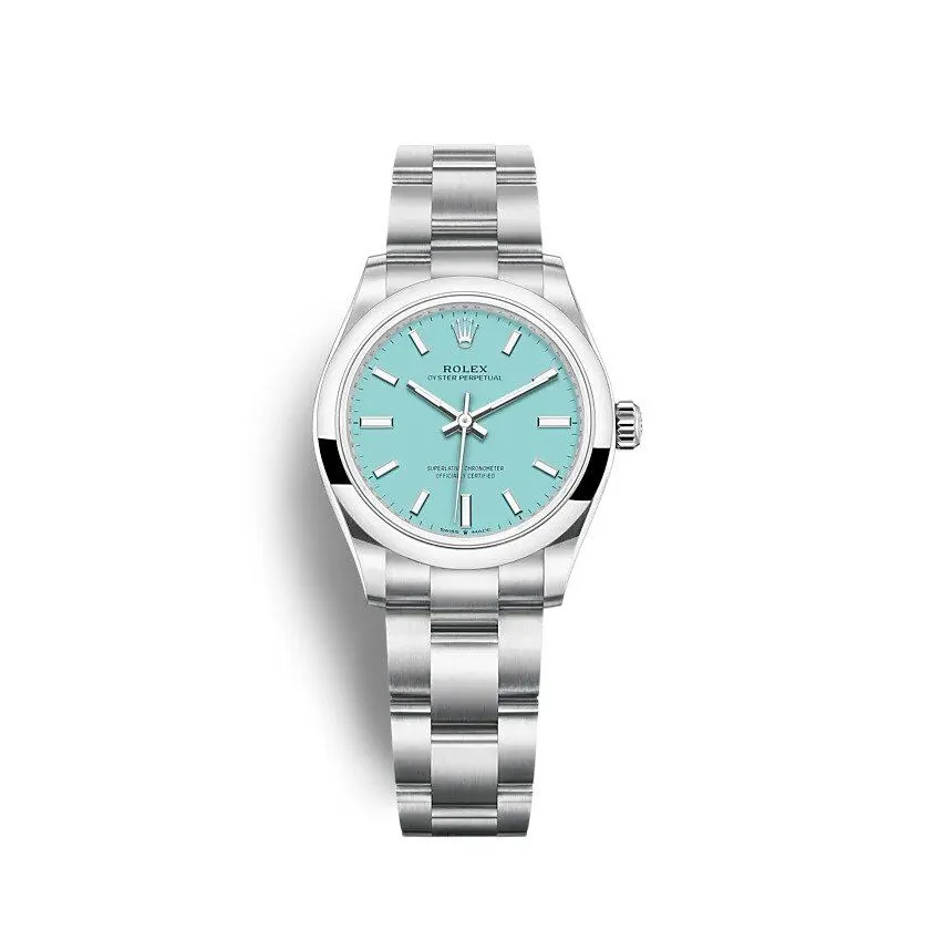 Oyster Perpetual Turquoise blue