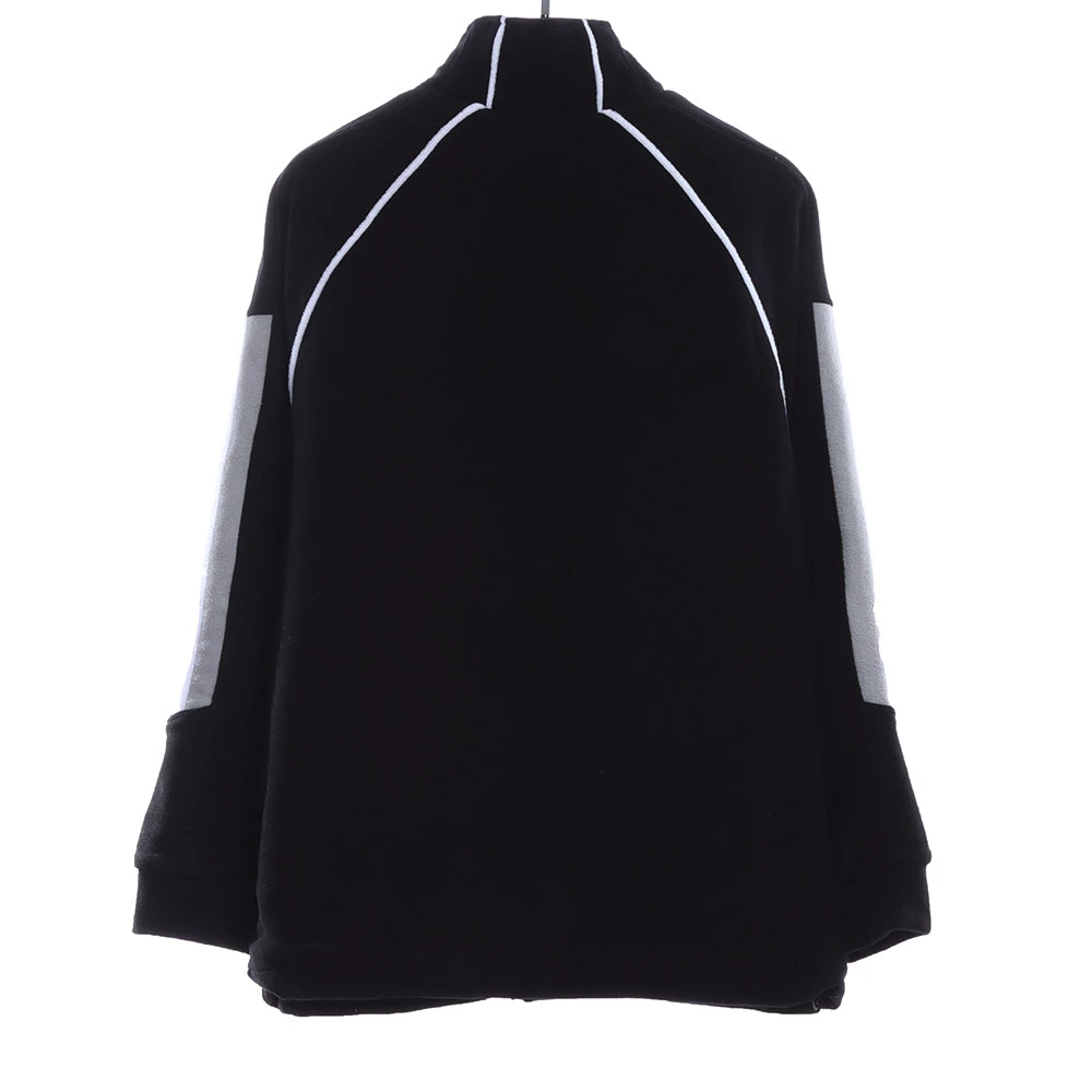 Autumn and winter new double hook lamb wool splicing coat