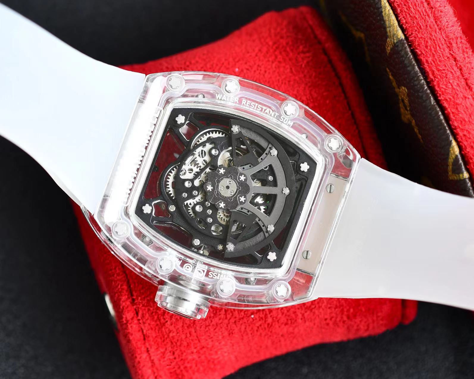 rm35-02 Glass Transparent Watch