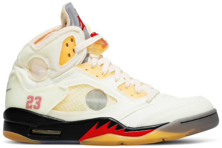 Air Jordan 5 x Off-White Retro SP 'Sail'