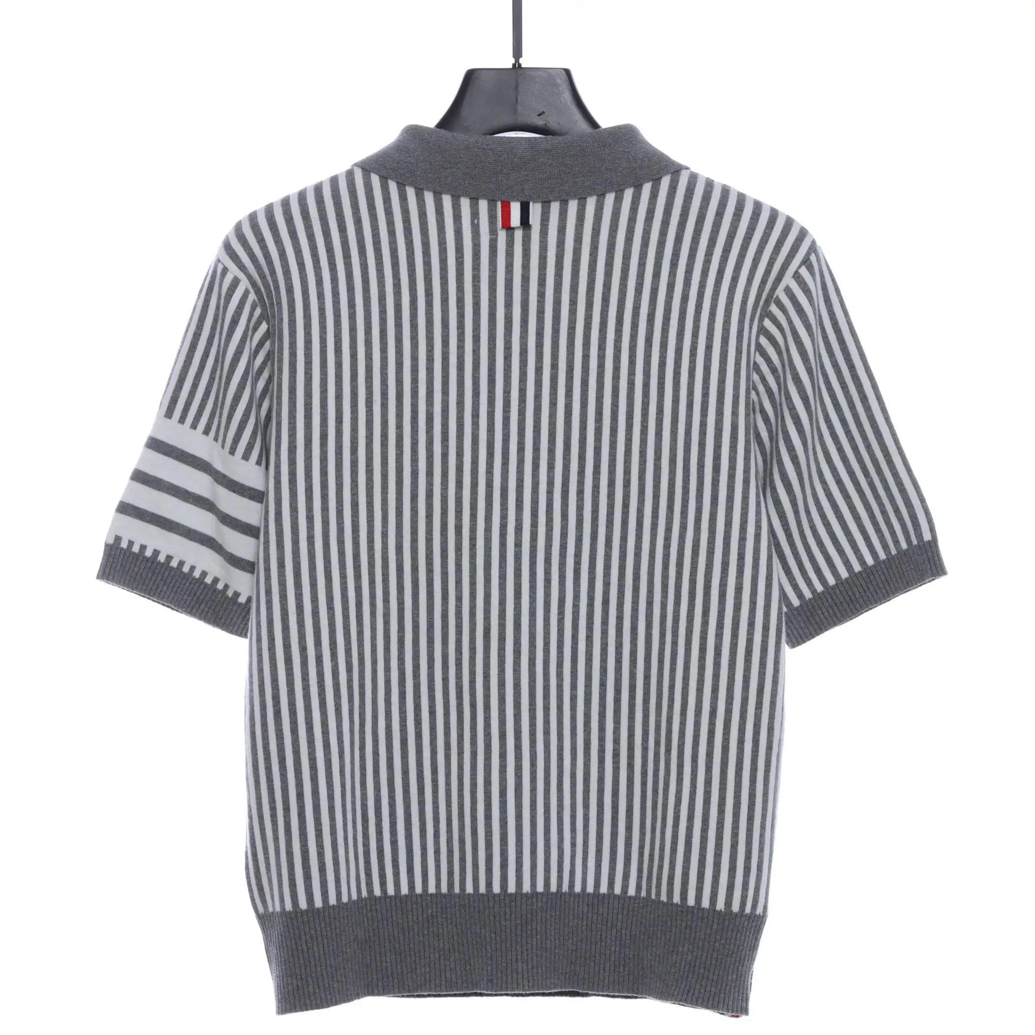 Four-Stripes Jacquard POLO T-Shirt