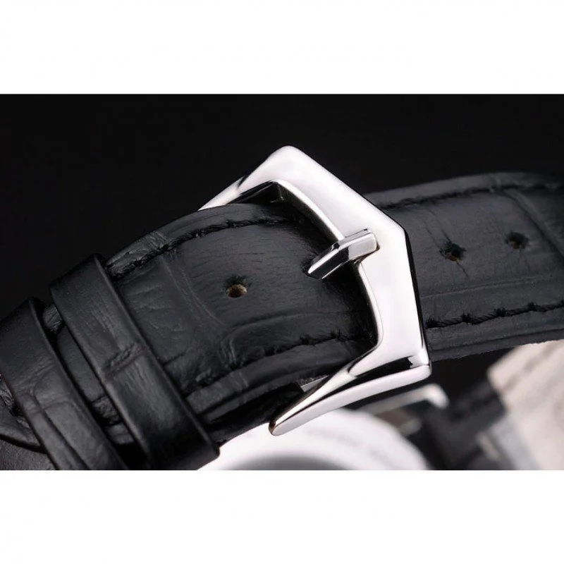 Calatrava Dial Black 39 mm, Stainless Steel