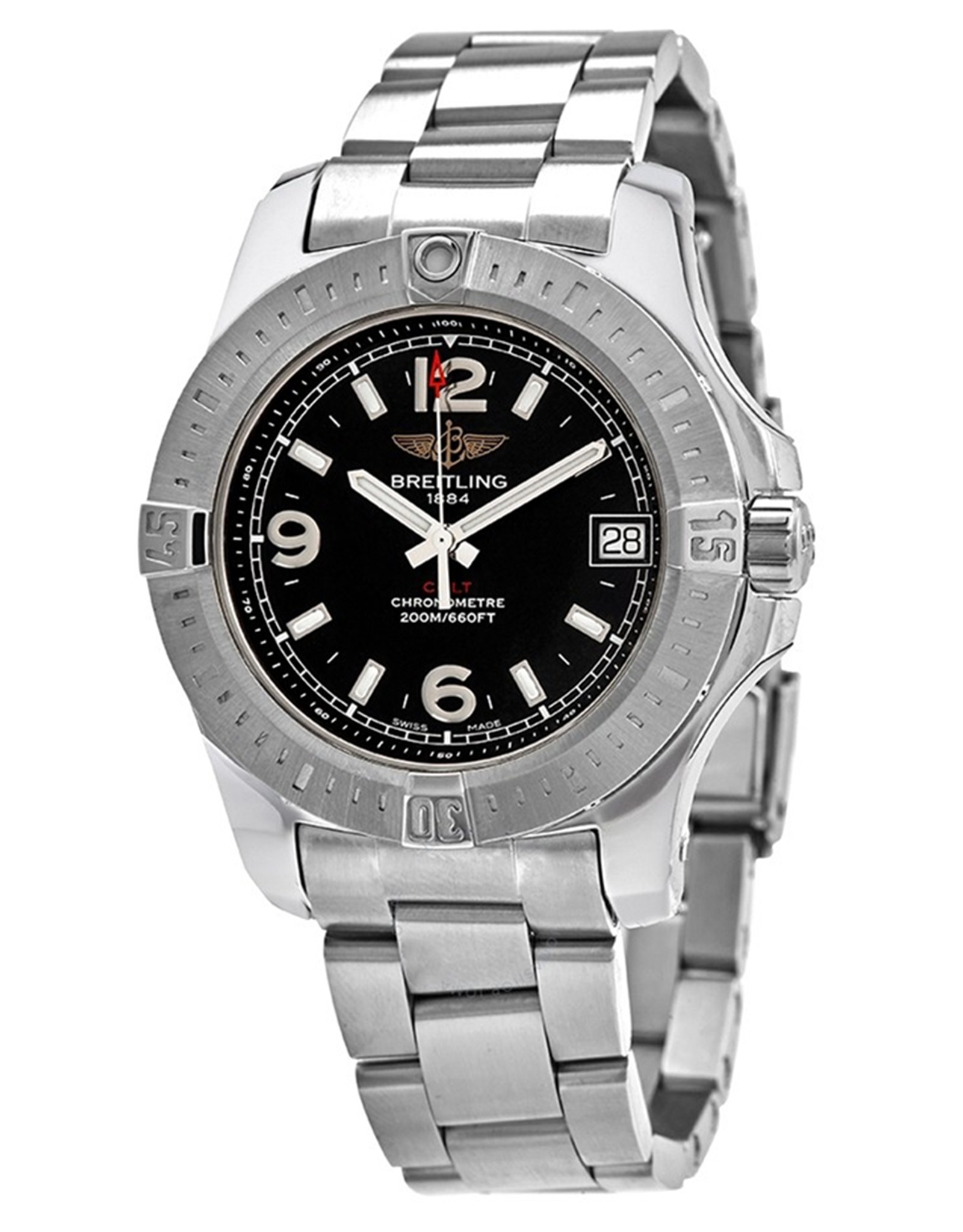 Colt Black Dial Stainless Steel Case A7438911 BD82SS