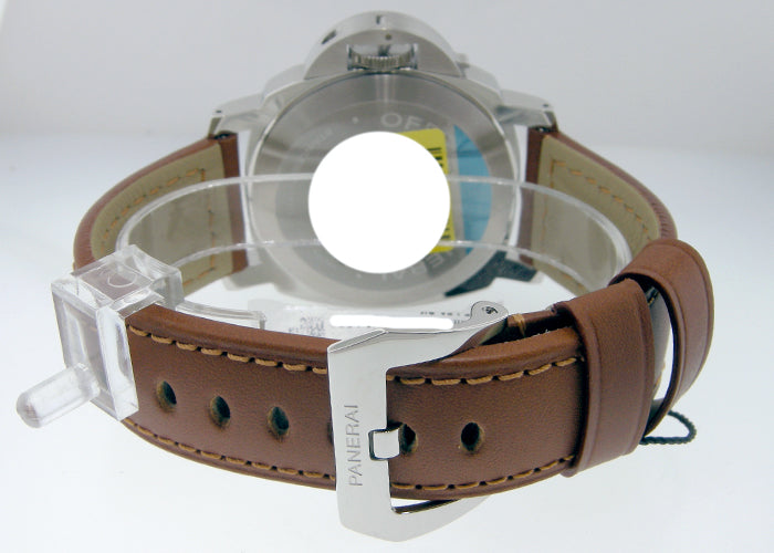 Luminor Marina Logo Acciaio 44mm Stainless Steel Black Dial PAM01005