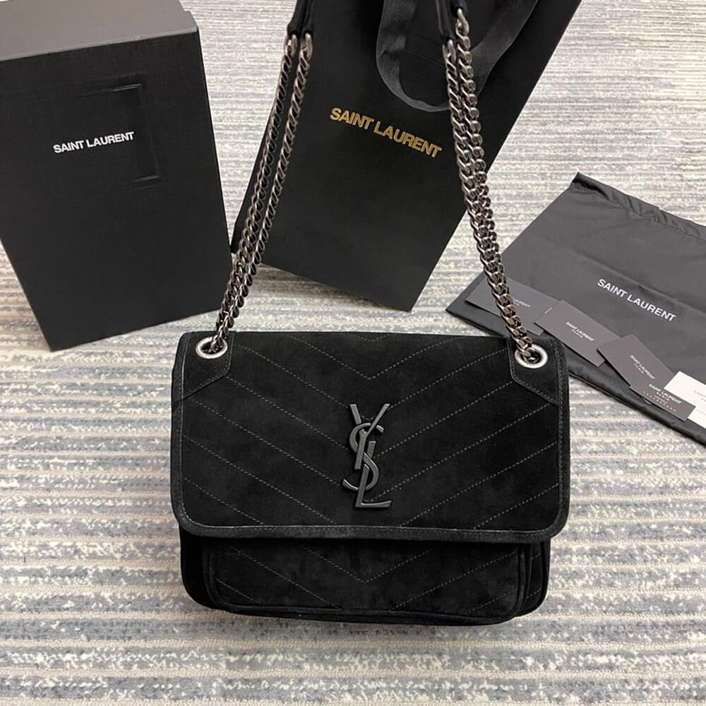 YSL SAINT LAURENT NIKI MEDIUM IN SUEDE