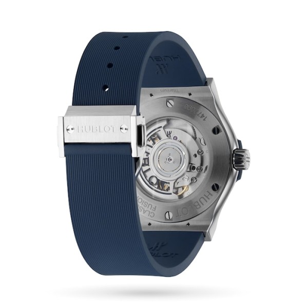 Classic Fusion Men Automatic Blue Rubber Watch 542.NX.7170.RX