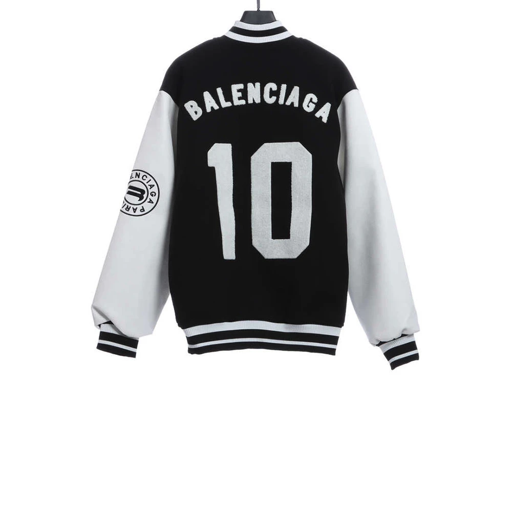 Embroidered baseball jacket