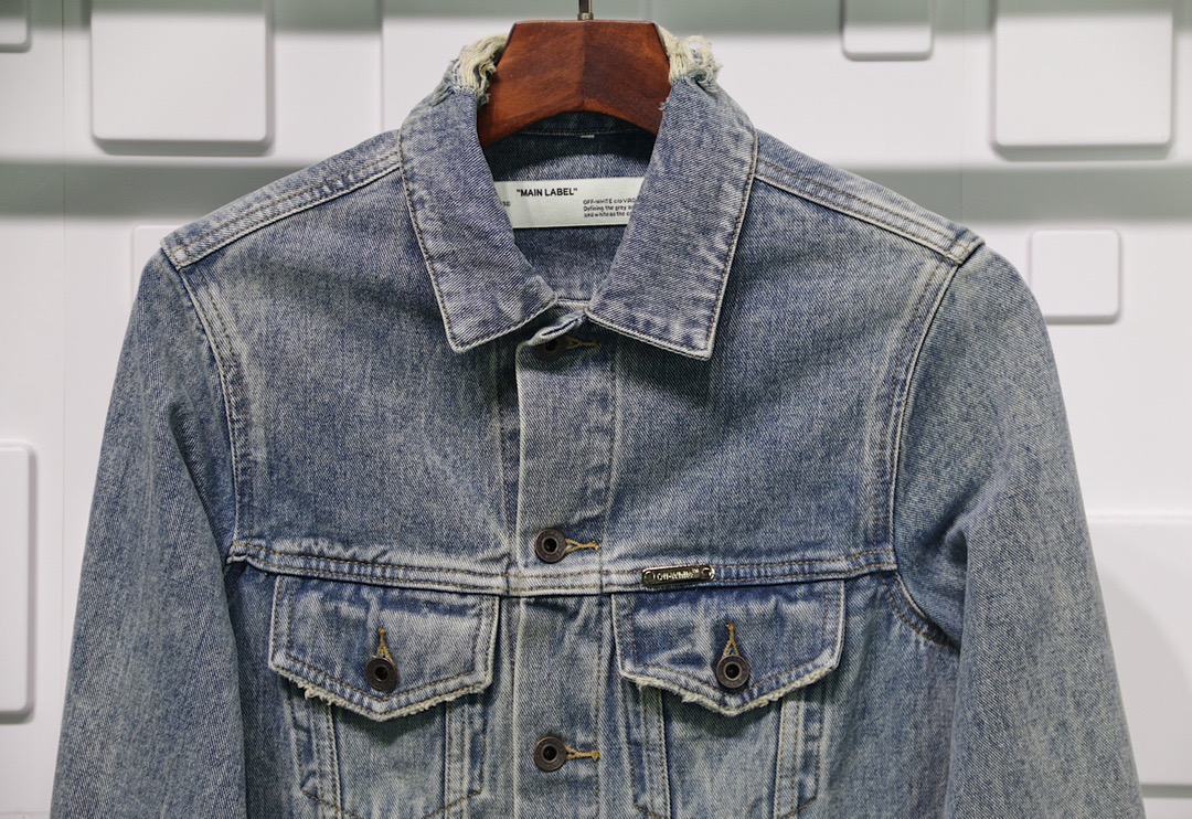 OFF WHITE DENIM JACKET