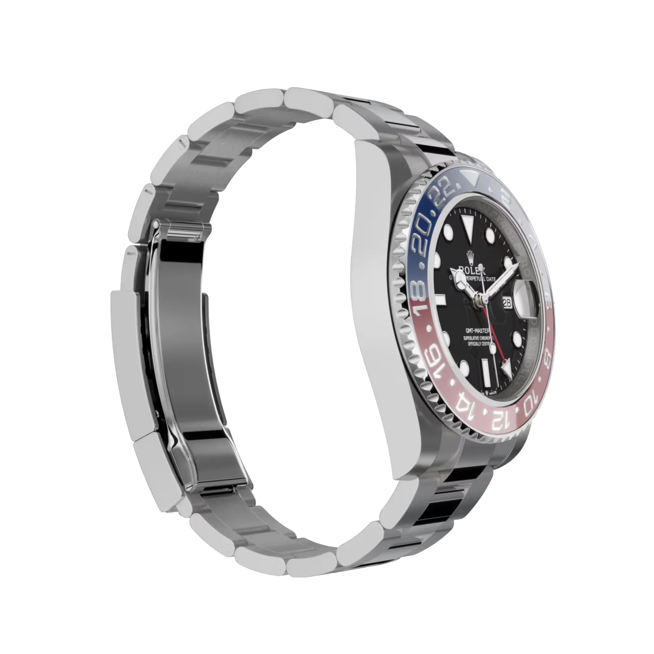 GMT-Master II: Oystersteel, black dial, Oyster bracelet, m126710blro-0002