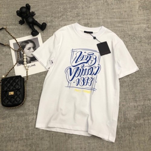 louis vuitton logo printed T-shirt 02