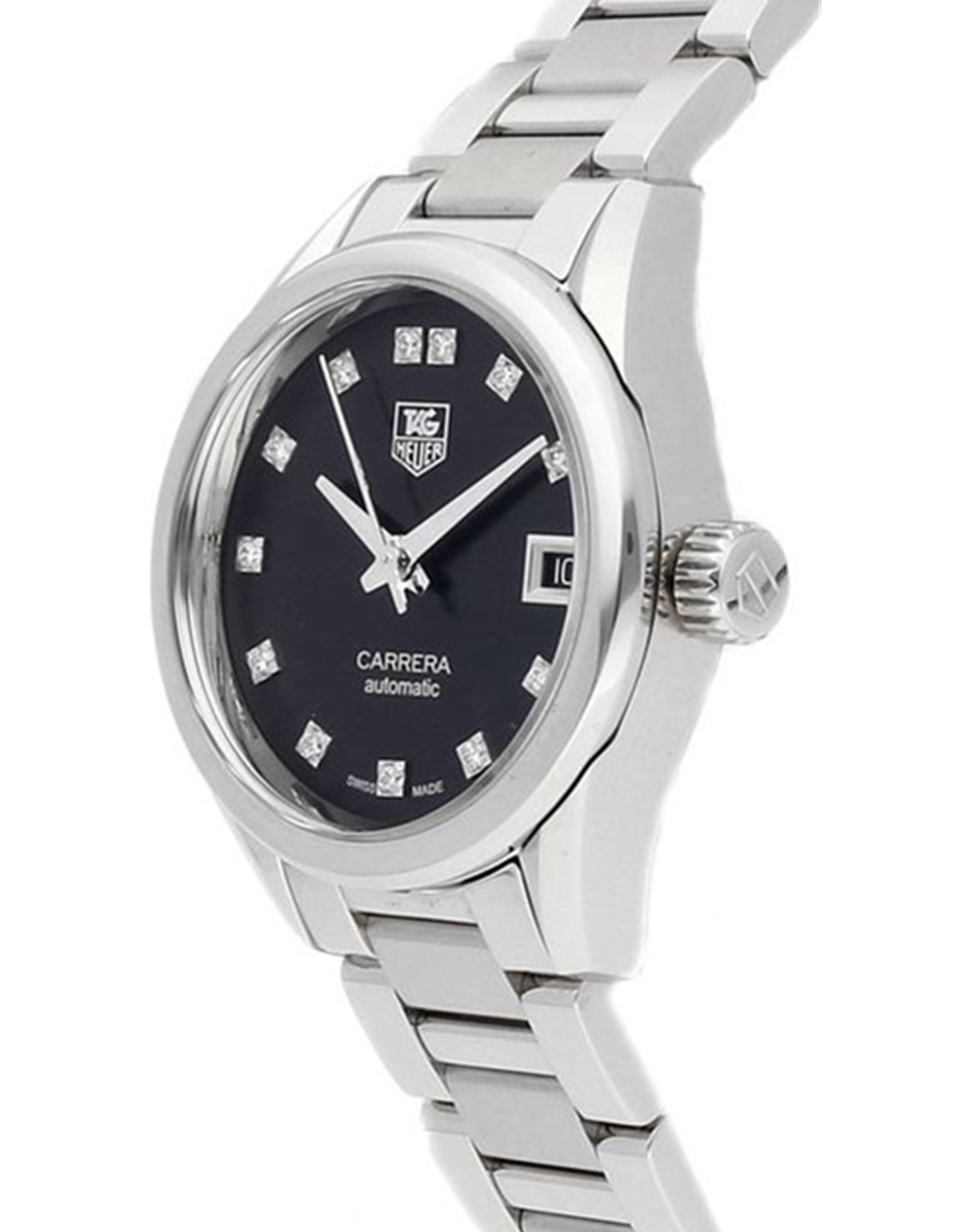 Carrera Black Diamond Dial WoMen's Watch WAR2413.BA0776 28MM