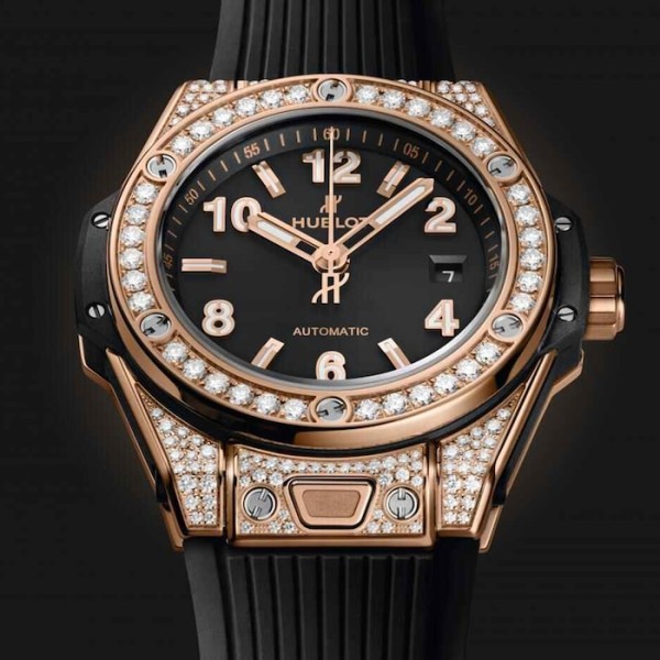 Big Bang Women Automatic Black Rubber Watch 485.OX.1180.RX.1604
