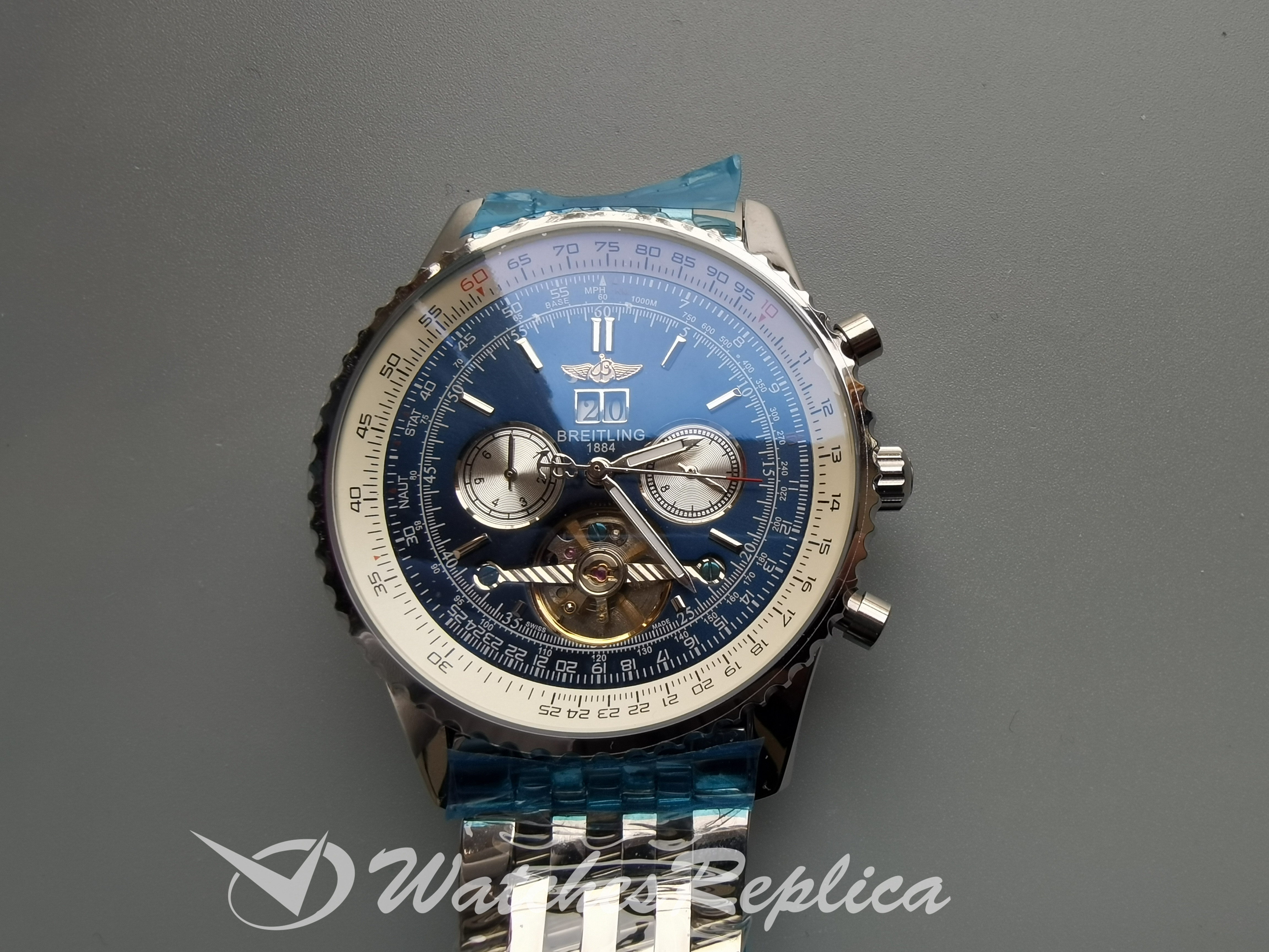 Navitimer A24322 Silver And Stainless Steel For Men Watch