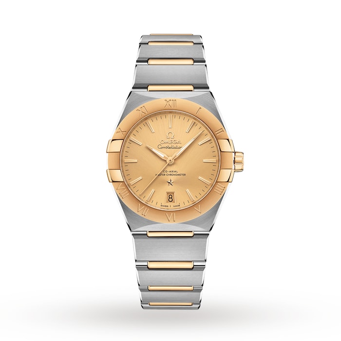 Constellation Co-Axial 36mm Mens Watch Gold