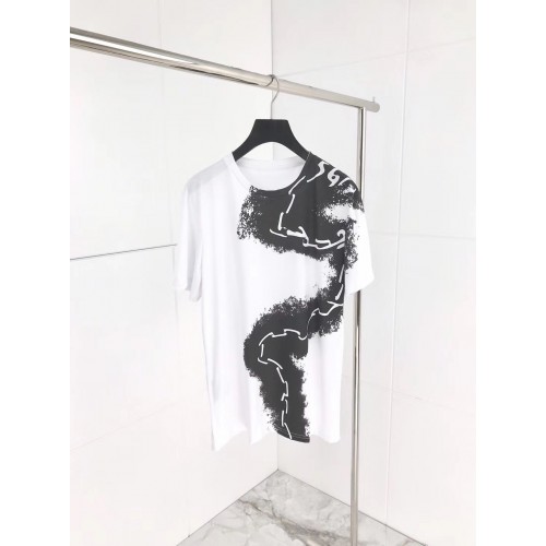 Louis Vuitton Chain Print T-Shirt White