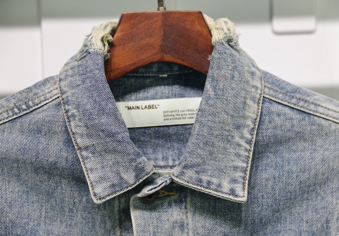 OFF WHITE DENIM JACKET