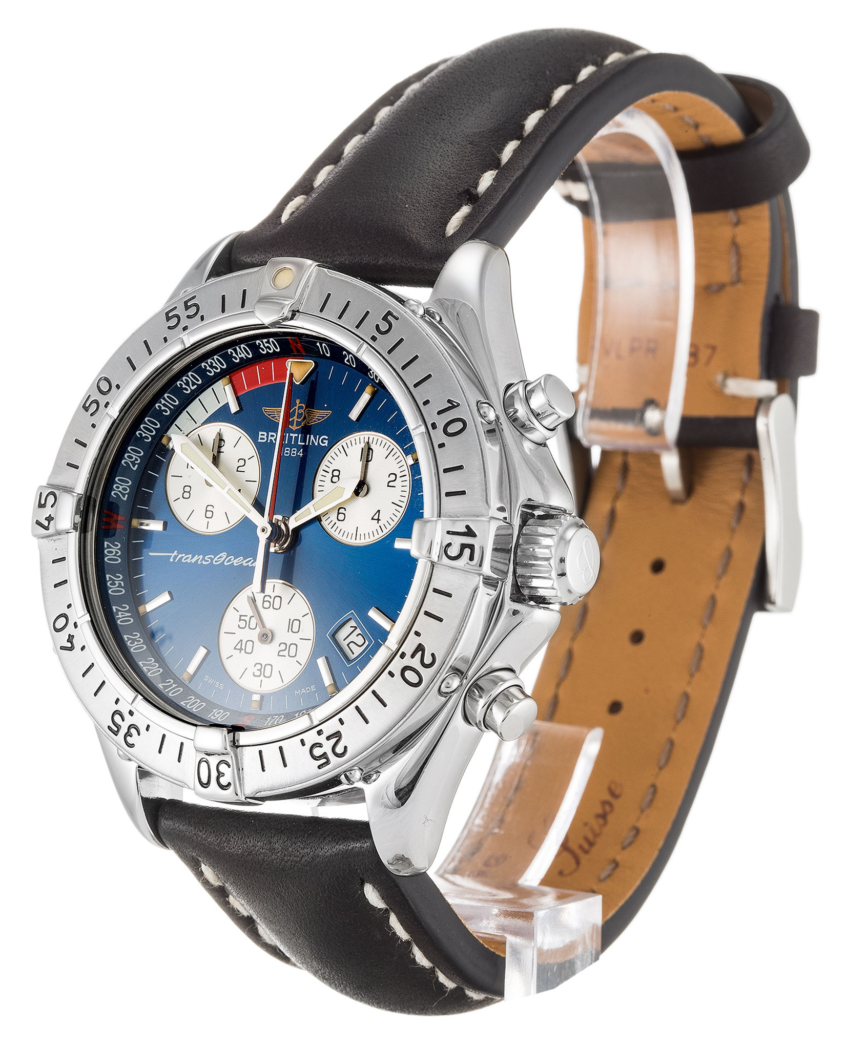 Transocean Blue Dial Stick Markers A53040.1
