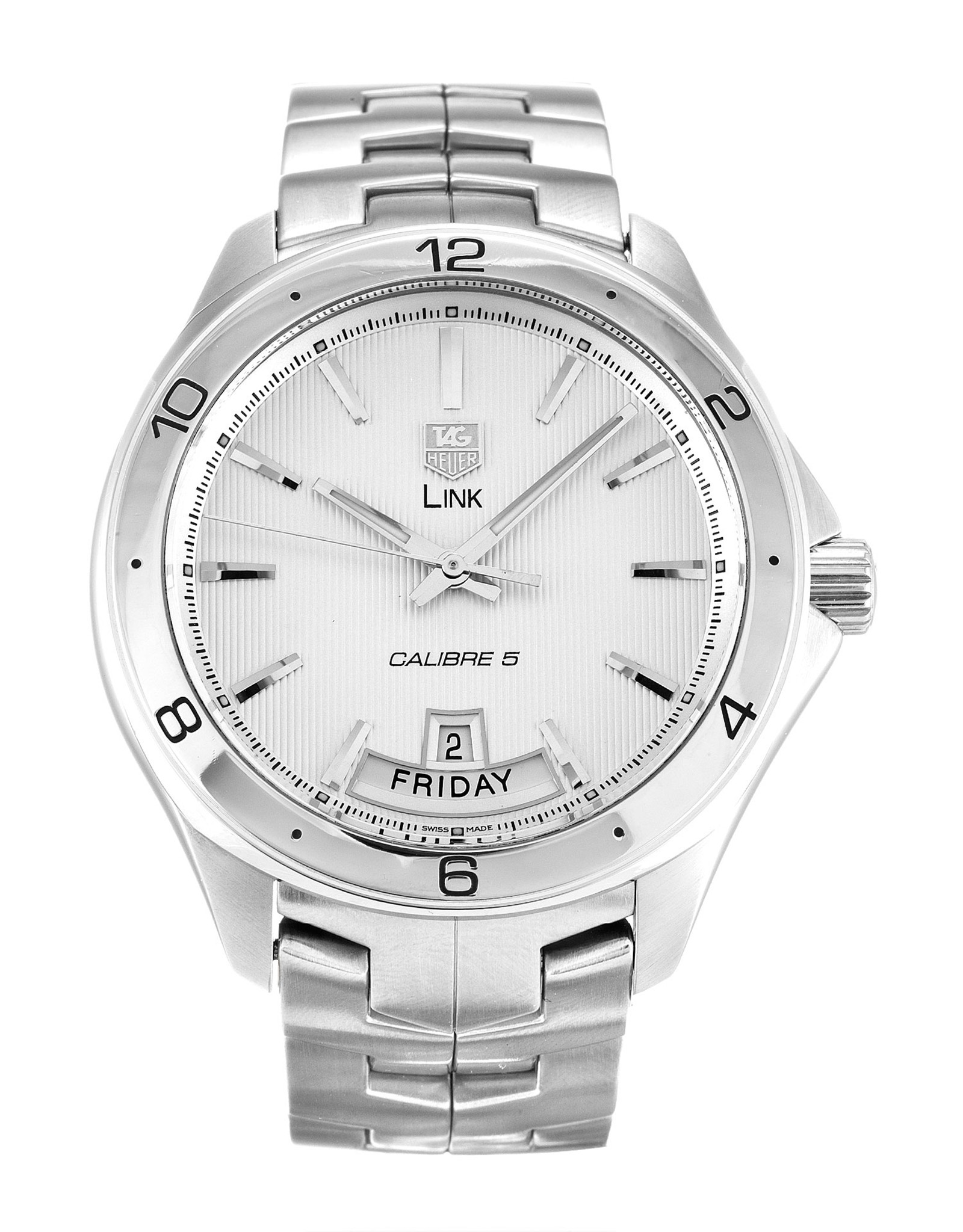 Silver Dial Stainless Steel Strap WAT2011.BA0951 42 MM