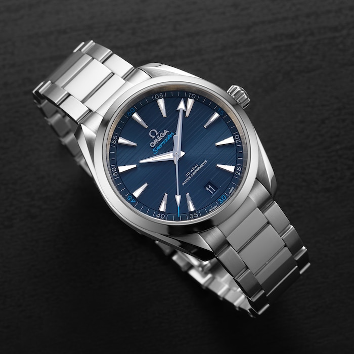 Seamaster Aqua Terra 150M Mens Blue Dial 41mm Automatic Co-Axial Watch