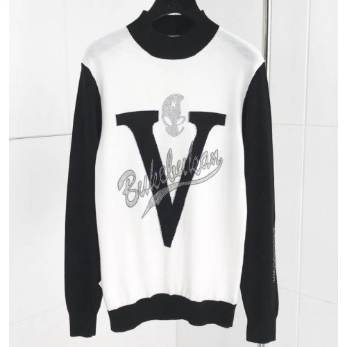 Louis Vuitton Sequins Sweater Black/White