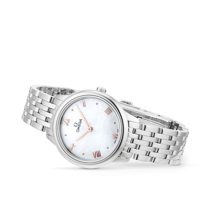 De Ville Prestige Quartz 27.5mm Ladies Watch White