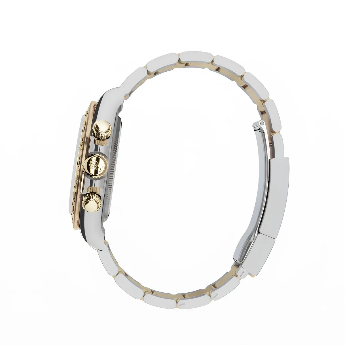 Daytona Cosmograph: Oyster, Yellow gold, White dial, m126503-0001