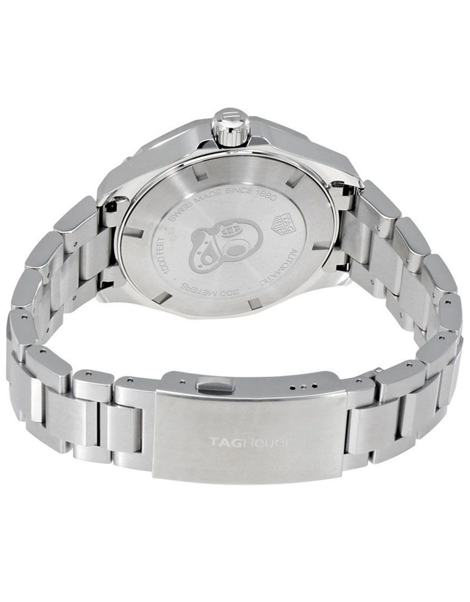 Aquaracer Black Dial Stainless Steel Bracelet WAY2010.BA0927 43 MM
