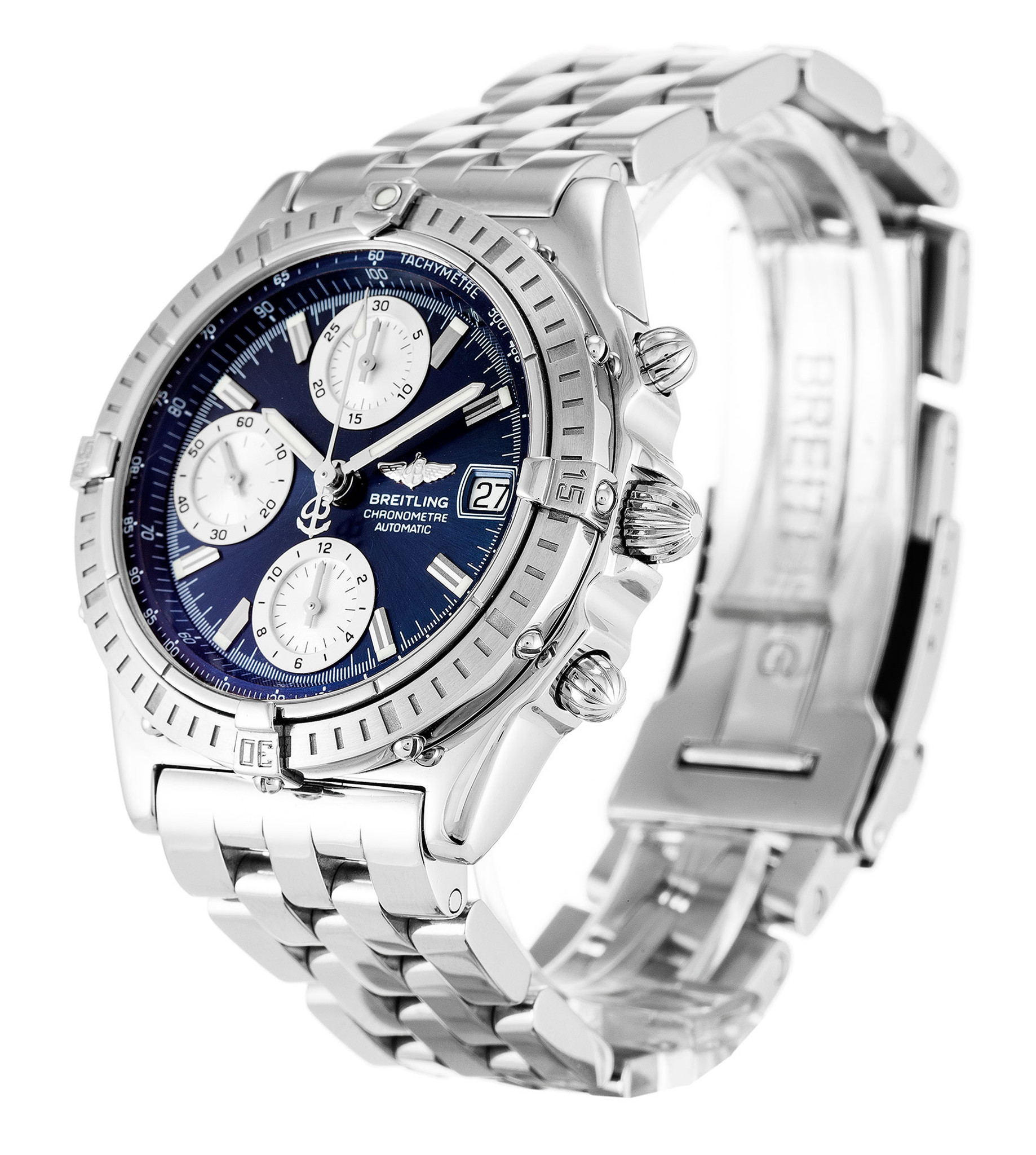 Chronomat Blue Dial Stick Markers A13352