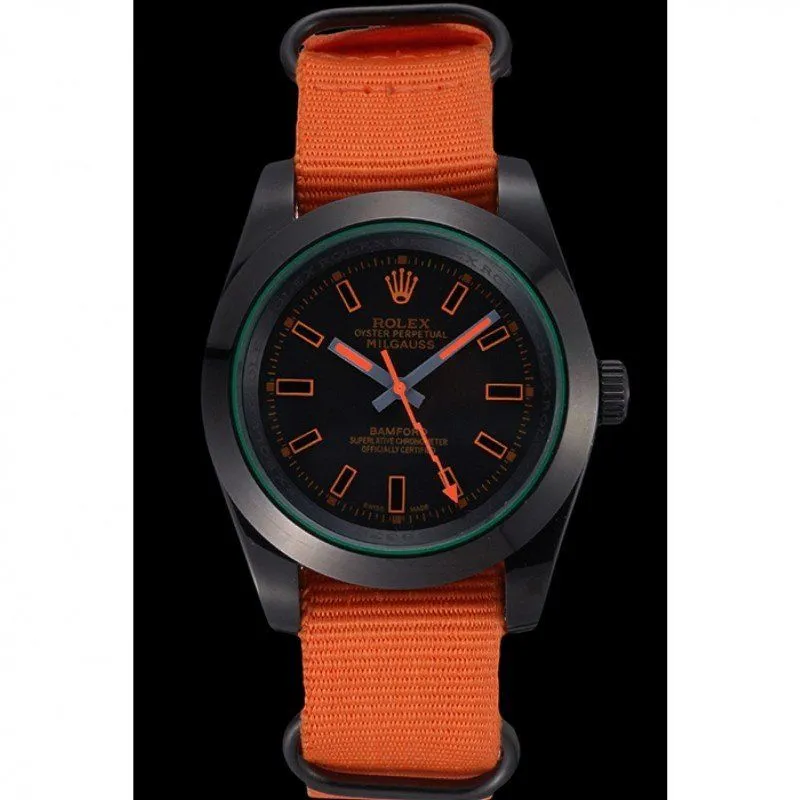 Milgauss Bamford Orange Nylon Strap 622003