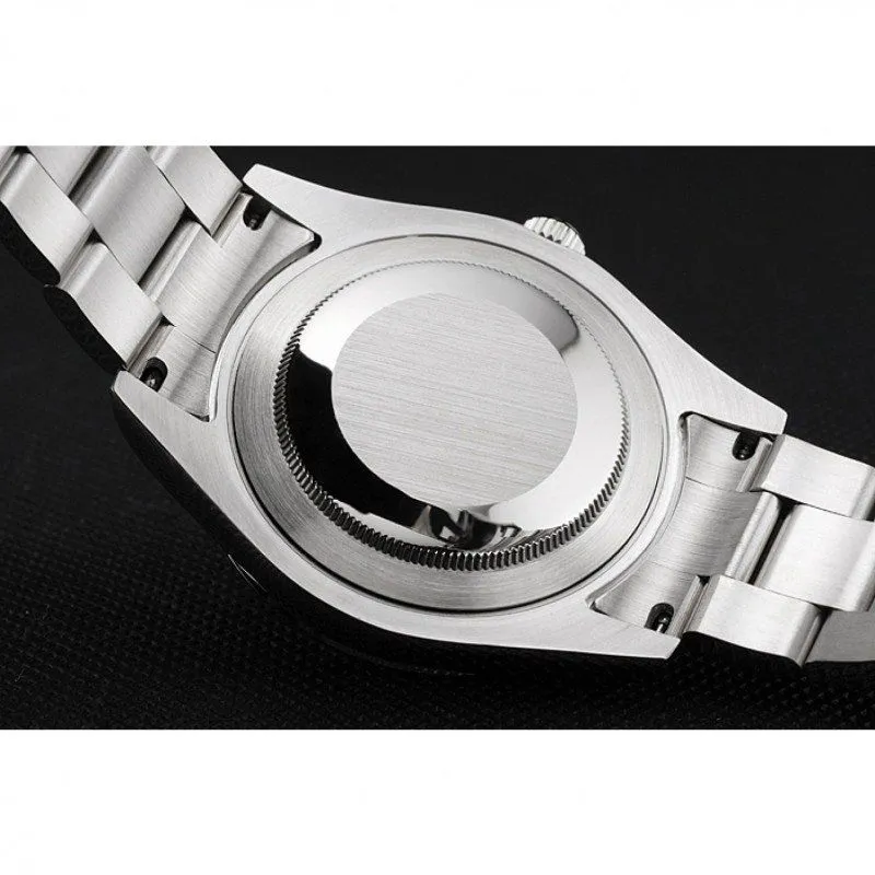 Swiss Milgauss Black Dial Orange Markings Stainless Steel Case And Bracelet