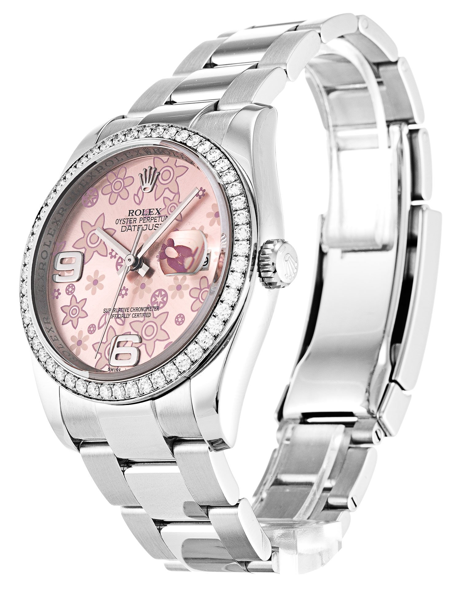 Datejust Pink Floral Dial 116244