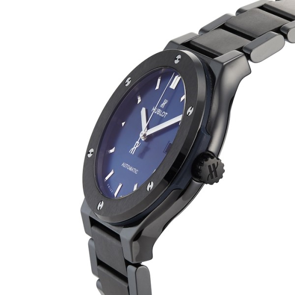 Classic Fusion Men Automatic Blue Ceramic Watch 510.CM.7170.CM