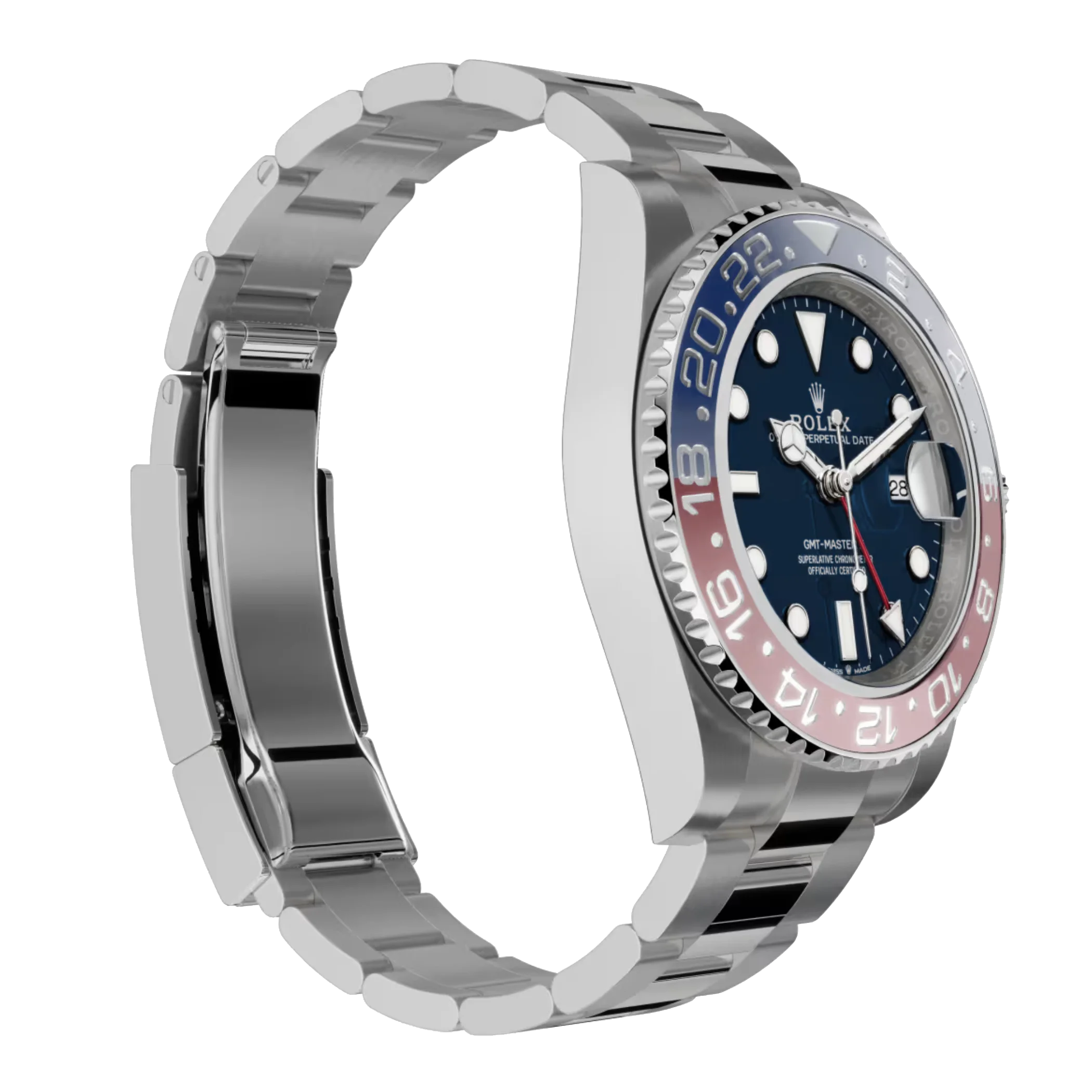 GMT-Master II: white gold, midnight blue dial, Oyster bracelet, m126719blro-0003