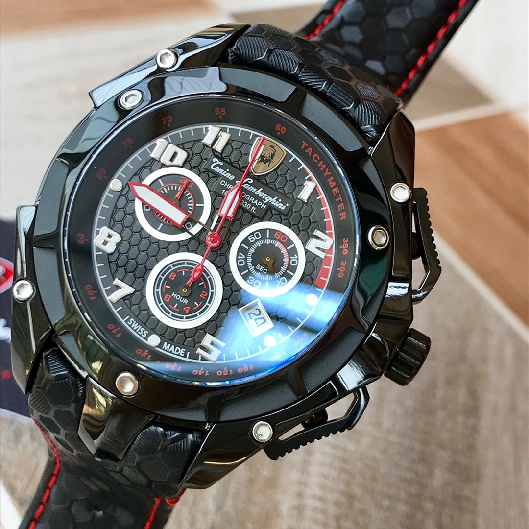 Tonino Lamborghini New Spyder Chronograph Black 340X