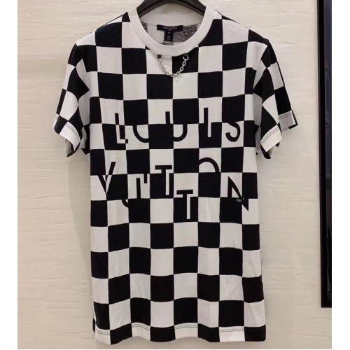 Louis Vuitton Damier and Logo Print T-Shirt