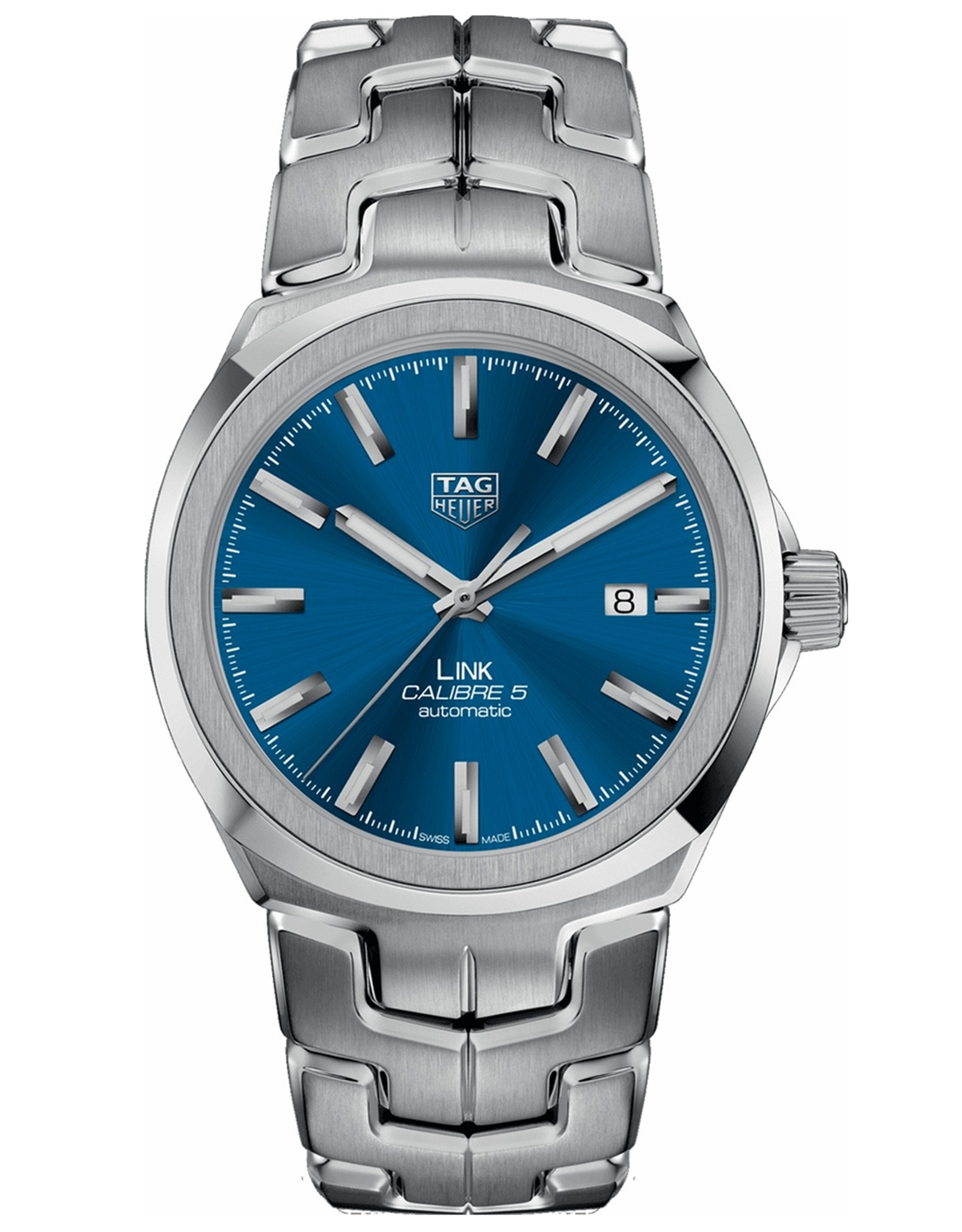 Link Blue Dial Men's Watch WBC2112.BA0603 41MM