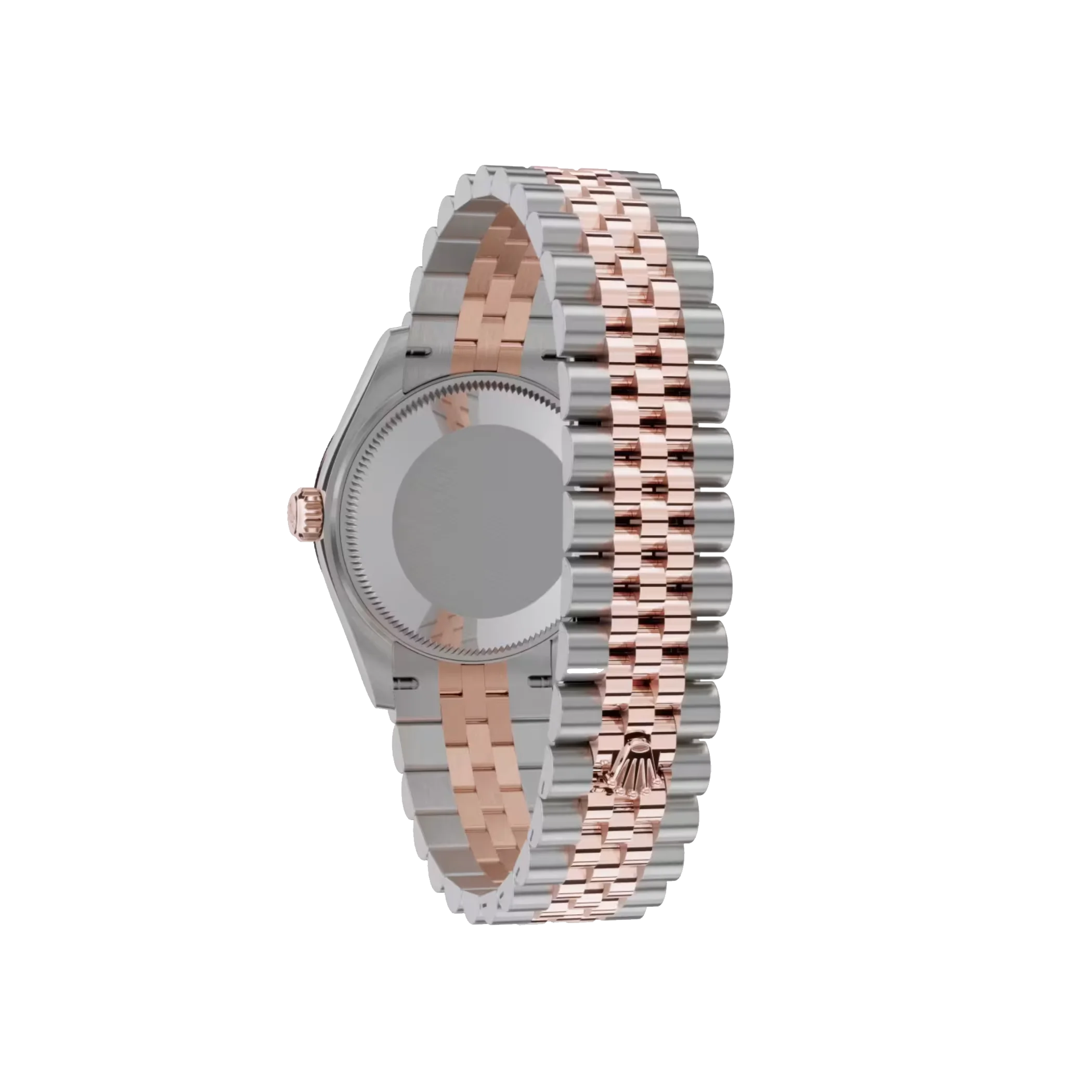 Datejust: Oystersteel and Everose gold, chocolate, m126201-0043