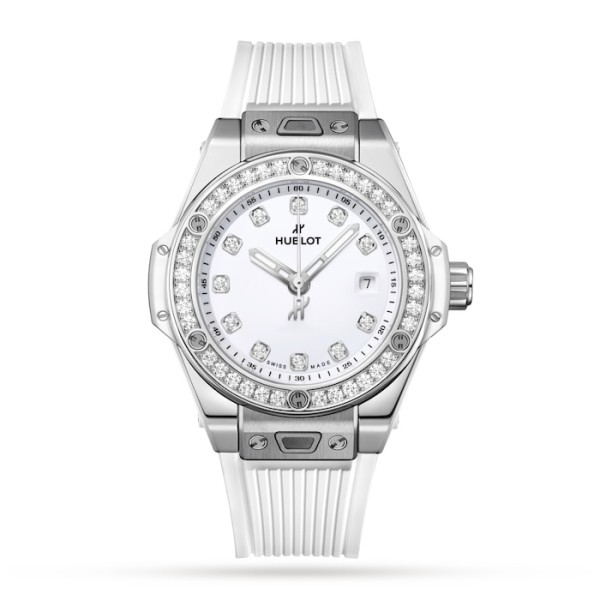 Big Bang Women Automatic White Rubber Watch 485.SE.2210.RW.1204