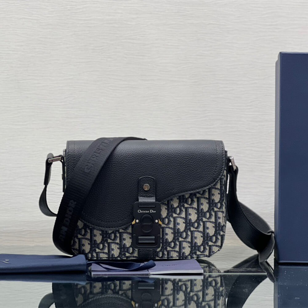 Dior MINI SADDLE BAG WITH STRAP