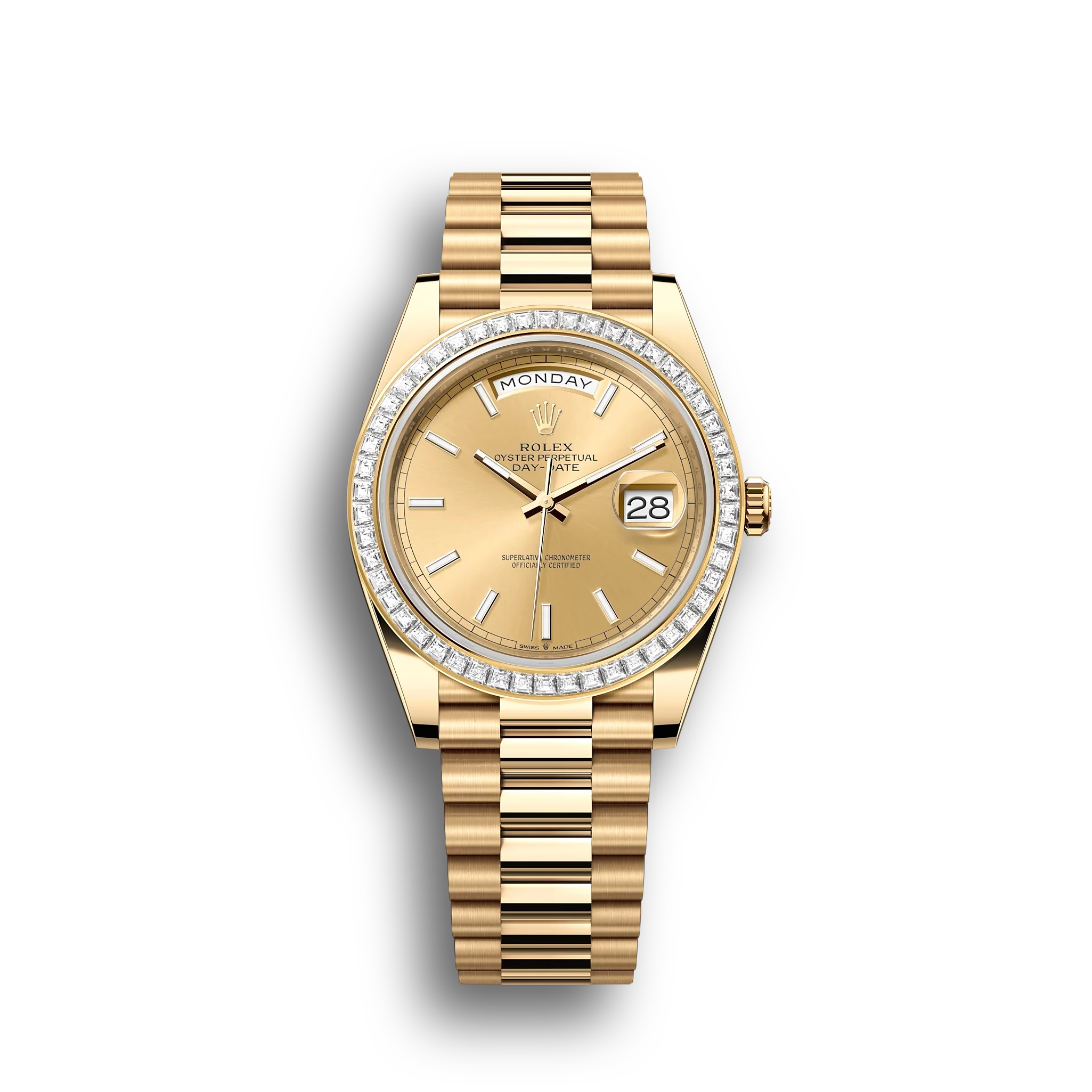 Day-Date: Yellow gold, champagne-colour dial, m228398tbr-0007