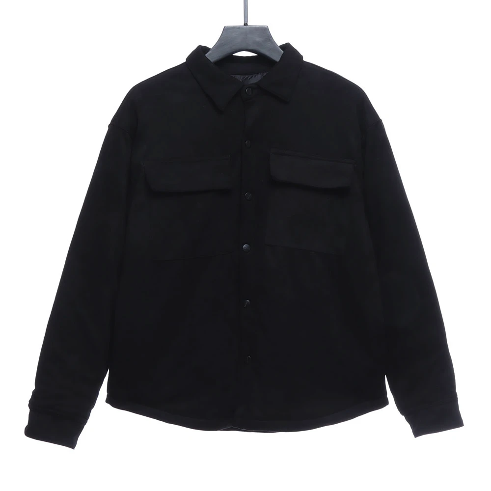 High street suede thin cotton coat