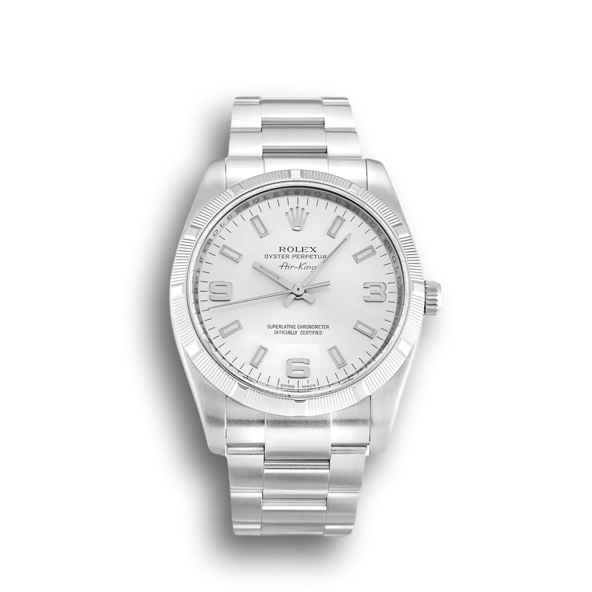Air-King Silver Quarter Arabic 114210