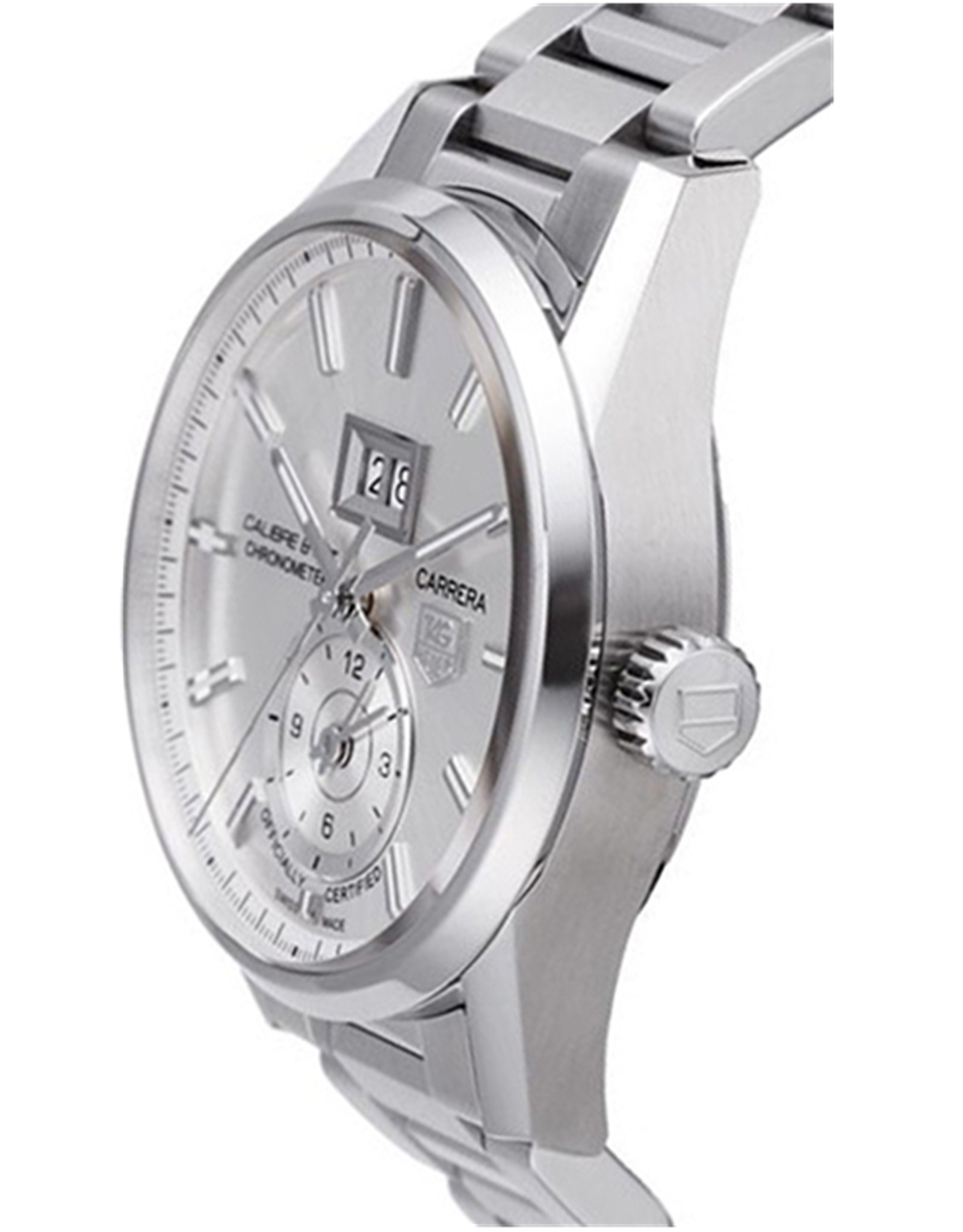 Carrera Silver Dial Men's Watch WAR5011.BA0723 41MM