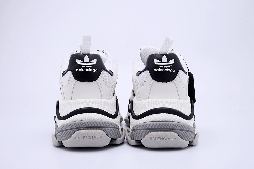 AD X BALENCIAGA TRIPLE-S BLACK WHITE BEST QUALITY