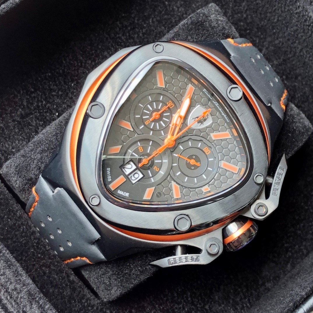 Tonino Lamborghini New Spyder Chronograph orange / Black